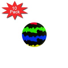 Colorful Abstraction 1  Mini Magnet (10 Pack) 