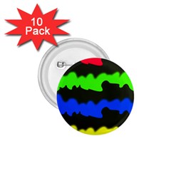 Colorful Abstraction 1 75  Buttons (10 Pack)