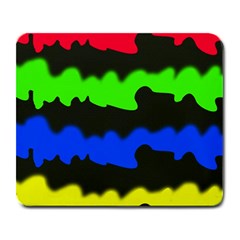 Colorful Abstraction Large Mousepads by Valentinaart