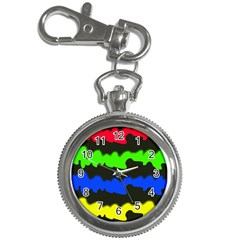 Colorful Abstraction Key Chain Watches by Valentinaart