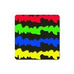 Colorful abstraction Square Magnet Front