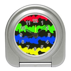 Colorful Abstraction Travel Alarm Clocks