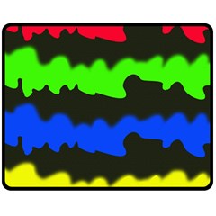 Colorful Abstraction Fleece Blanket (medium) 