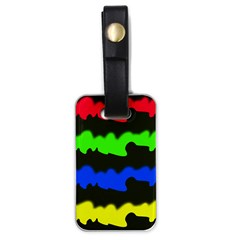 Colorful Abstraction Luggage Tags (one Side)  by Valentinaart