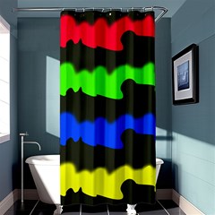 Colorful Abstraction Shower Curtain 36  X 72  (stall) 