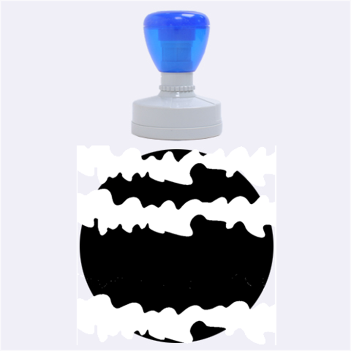 Colorful abstraction Rubber Round Stamps (Large)