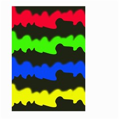 Colorful Abstraction Large Garden Flag (two Sides) by Valentinaart