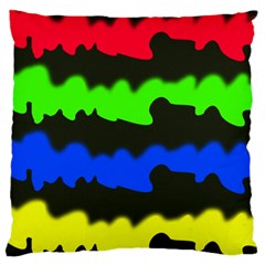 Colorful Abstraction Standard Flano Cushion Case (one Side)