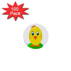 Cute Chicken  1  Mini Buttons (100 Pack)  by Valentinaart