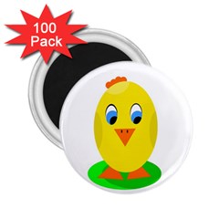 Cute Chicken  2 25  Magnets (100 Pack)  by Valentinaart