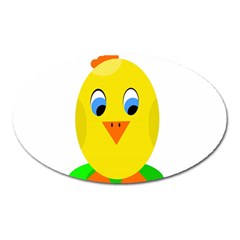 Cute Chicken  Oval Magnet