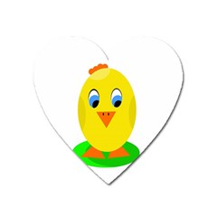 Cute Chicken  Heart Magnet