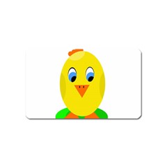 Cute Chicken  Magnet (name Card) by Valentinaart