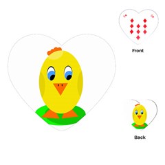 Cute Chicken  Playing Cards (heart) 