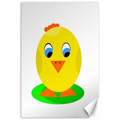 Cute Chicken  Canvas 24  X 36 