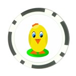 Cute chicken  Poker Chip Card Guards Front