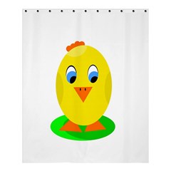 Cute Chicken  Shower Curtain 60  X 72  (medium)  by Valentinaart