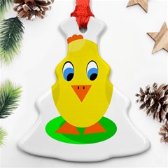 Cute Chicken  Christmas Tree Ornament (2 Sides)