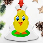 Cute chicken  Christmas Tree Ornament (2 Sides) Front