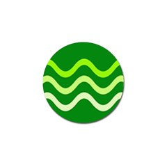 Green Waves Golf Ball Marker (4 Pack)