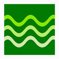 Green Waves Medium Glasses Cloth