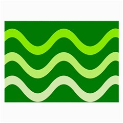 Green Waves Large Glasses Cloth (2-side)