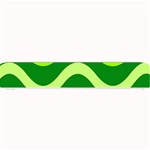 Green waves Small Bar Mats 24 x4  Bar Mat