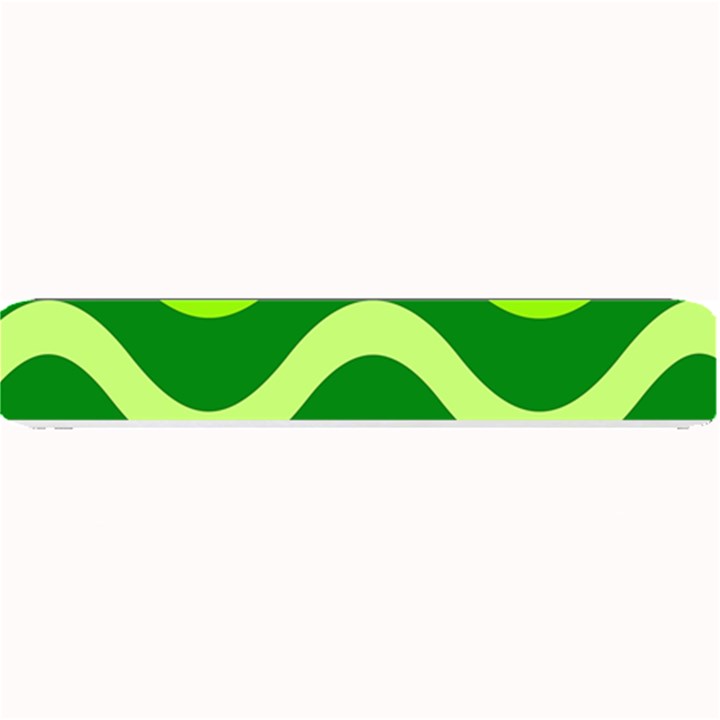 Green waves Small Bar Mats