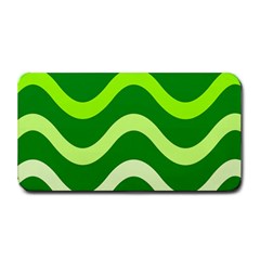 Green Waves Medium Bar Mats by Valentinaart