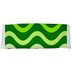 Green Waves Samsung Galaxy Tab 7  P1000 Hardshell Case  by Valentinaart