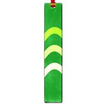 Green waves Large Book Marks Front