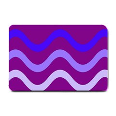 Purple Waves Small Doormat 