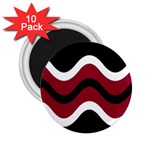 Decorative waves 2.25  Magnets (10 pack)  Front