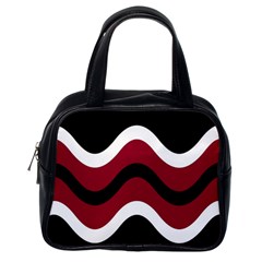 Decorative Waves Classic Handbags (one Side)