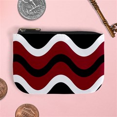 Decorative Waves Mini Coin Purses by Valentinaart