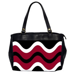 Decorative Waves Office Handbags (2 Sides) 