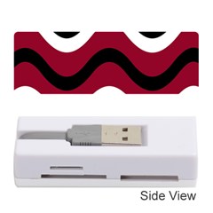 Decorative Waves Memory Card Reader (stick)  by Valentinaart