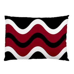 Decorative Waves Pillow Case (two Sides) by Valentinaart