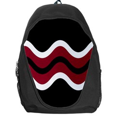 Decorative Waves Backpack Bag