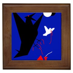 Night Birds  Framed Tiles