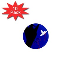 Night Birds  1  Mini Magnet (10 Pack) 