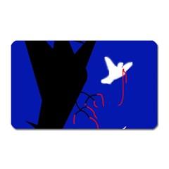 Night Birds  Magnet (rectangular) by Valentinaart