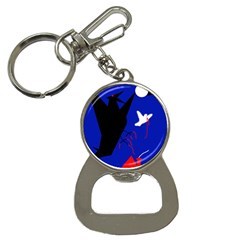 Night Birds  Bottle Opener Key Chains