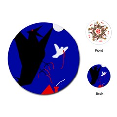 Night Birds  Playing Cards (round) 