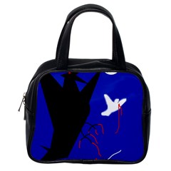 Night Birds  Classic Handbags (one Side) by Valentinaart