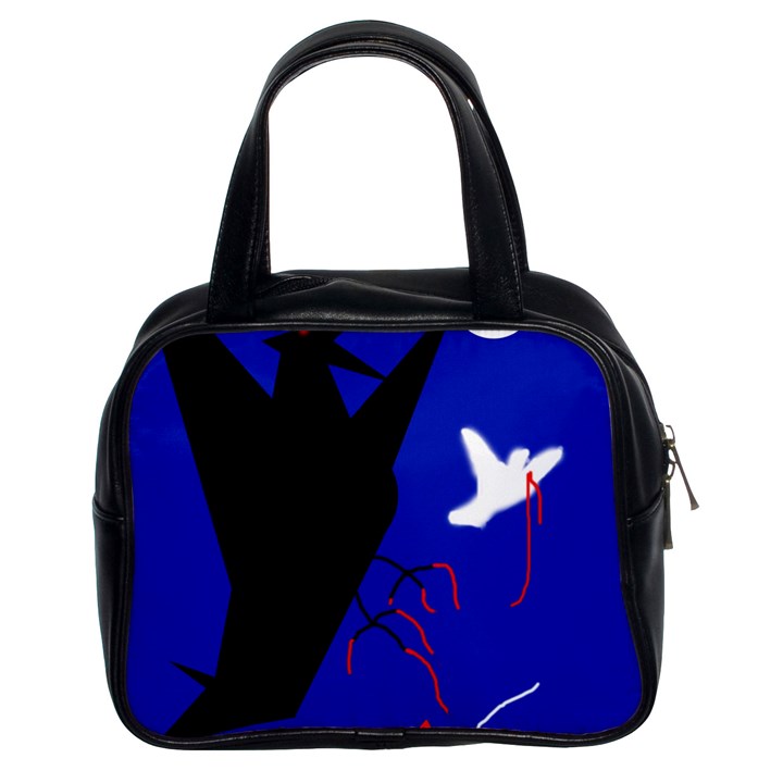 Night birds  Classic Handbags (2 Sides)