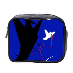 Night Birds  Mini Toiletries Bag 2-side by Valentinaart