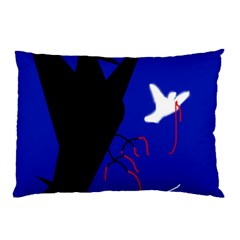 Night Birds  Pillow Case (two Sides) by Valentinaart