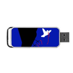 Night Birds  Portable Usb Flash (two Sides) by Valentinaart