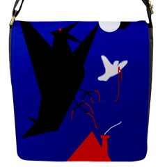 Night Birds  Flap Messenger Bag (s)